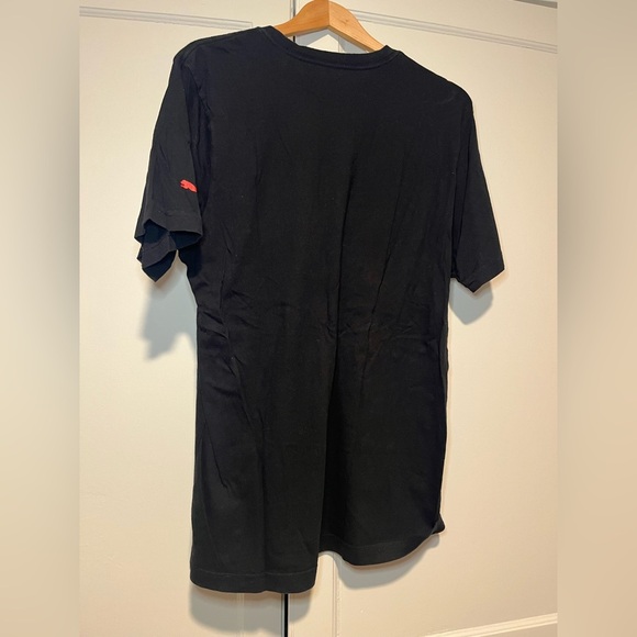 Puma Black and Red Short Sleeve Tee - Picture 2 of 3